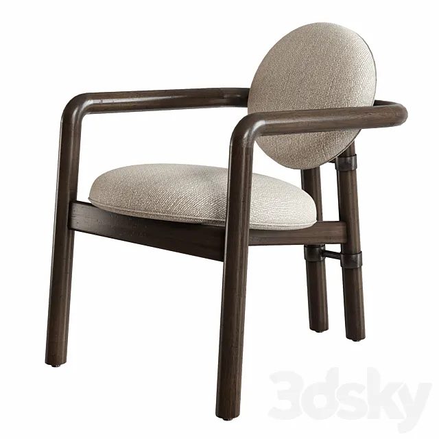 Four Hands Bria Chair 3D Model