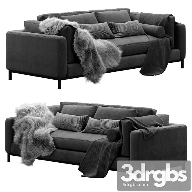 Four Hands Grammercy Sofa Bennett Moon 1 3D Model Free
