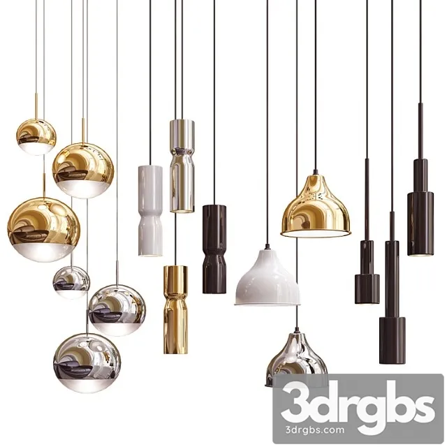 Four Hanging Lights 29 Exclusive 3D Model Free