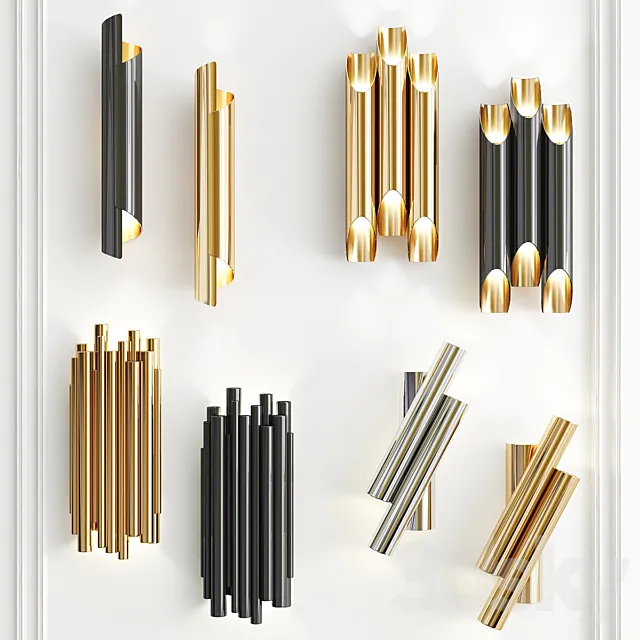 Four Nice Wall Lights_9 3DModel