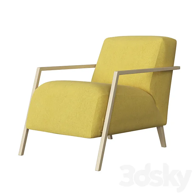 Foxi armchair 3D Model