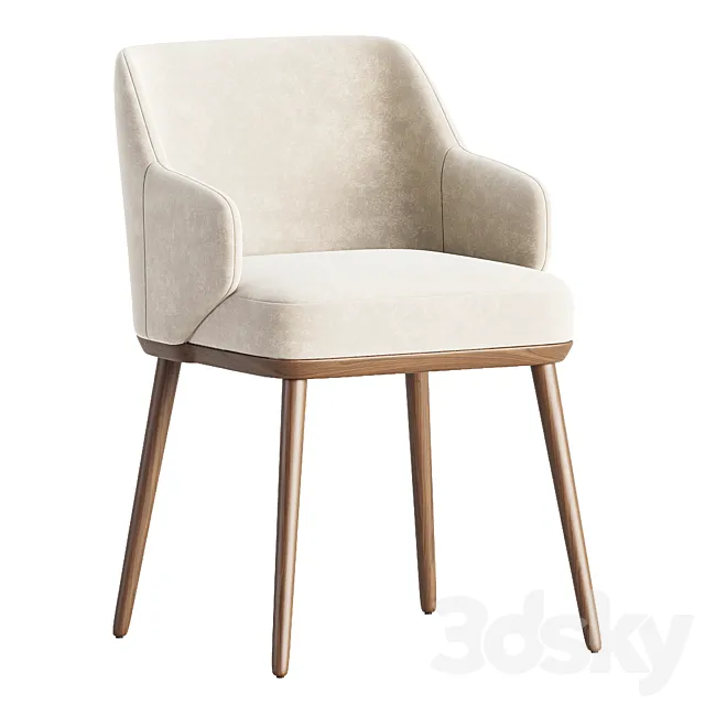 Foyer chair by Calligaris 3D Model