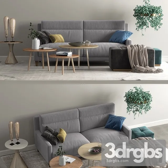 Frajumar Sofa Soul Set 3D Model Free