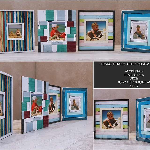 Frame Chabby chic 3DModel