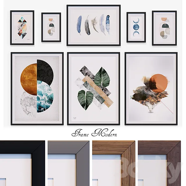 frame modern 3DModel