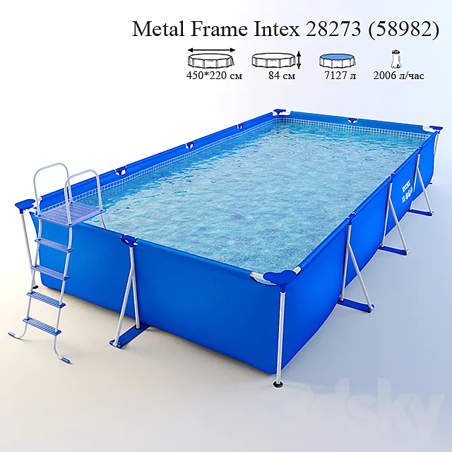 Frame pool Intex 28273 3D Model