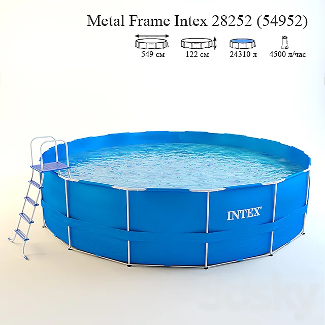Frame pool Intex 3DModel