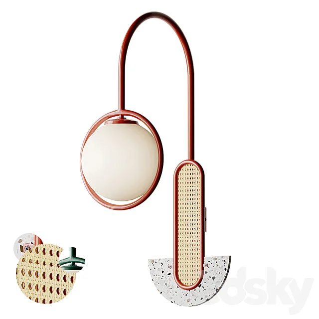 Frame Wall Lamp from Mambo Unlimited Ideas 3DModel