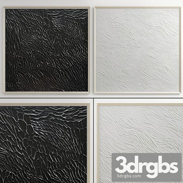 Framed Artwork Collection 3 3D Model Free