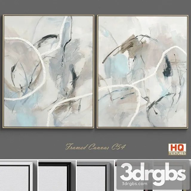 Framed canvas c-54 3D Model Free