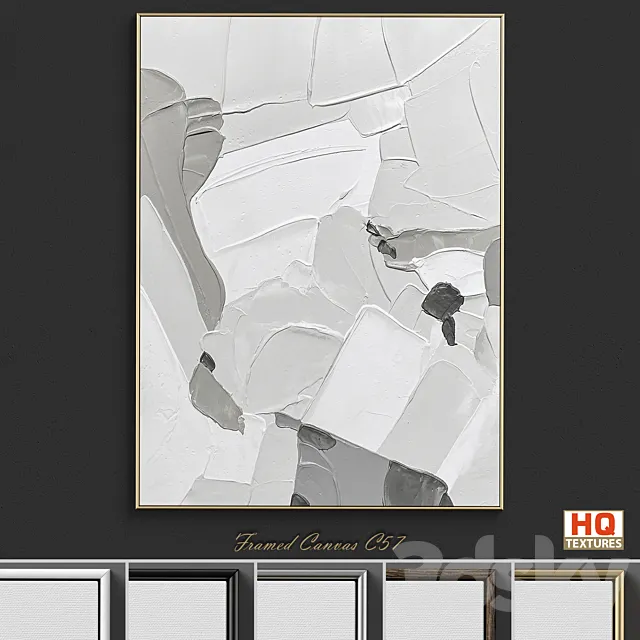 Framed Canvas C-57 3D Model