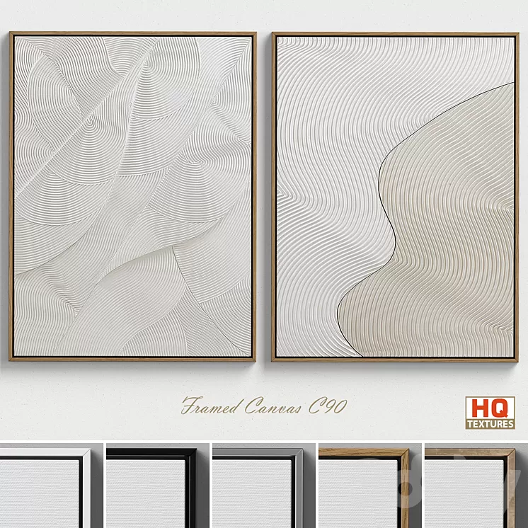 Framed Canvas C-90 3D Model