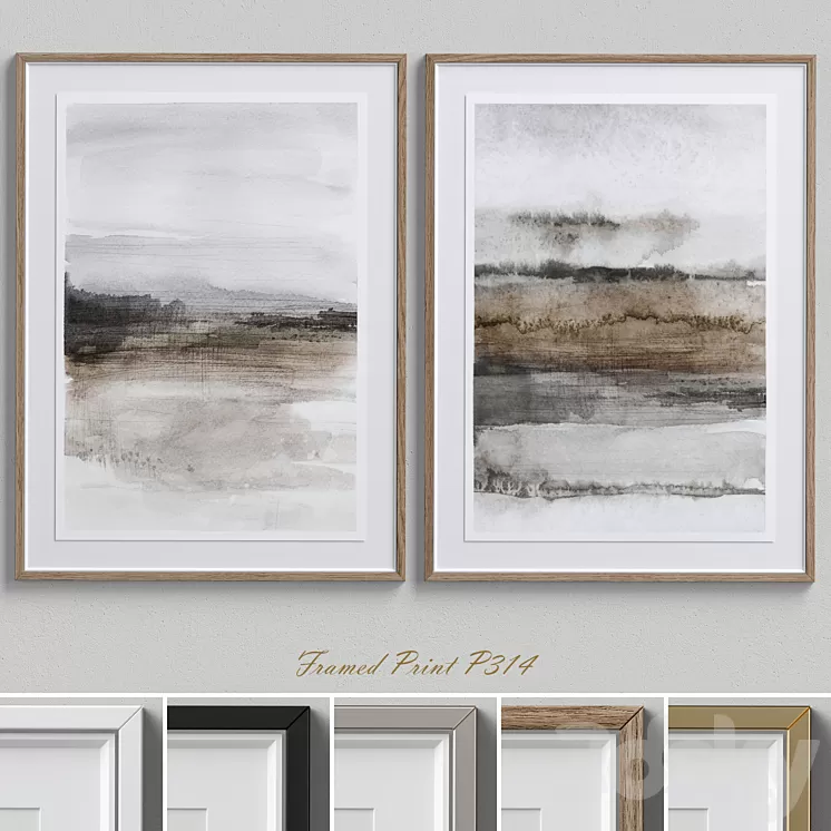 Framed Print P-314 3D Model