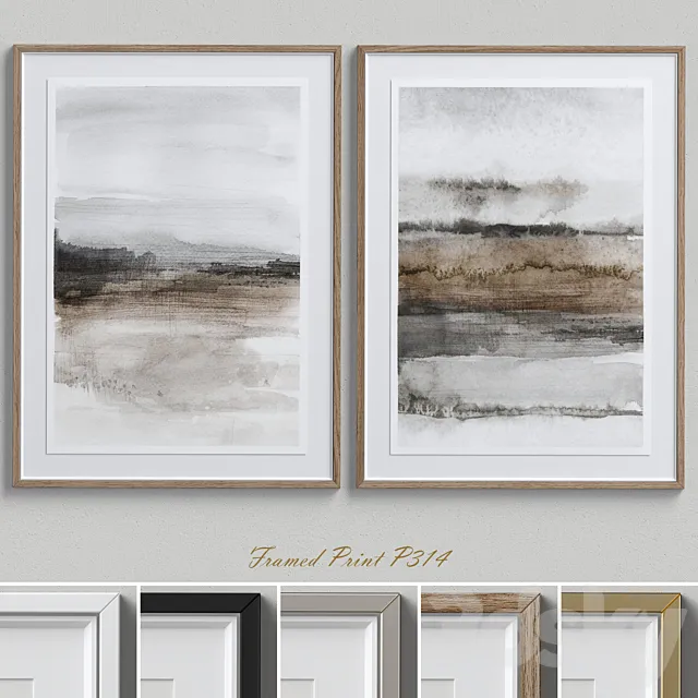 Framed Print P-314 3DModel