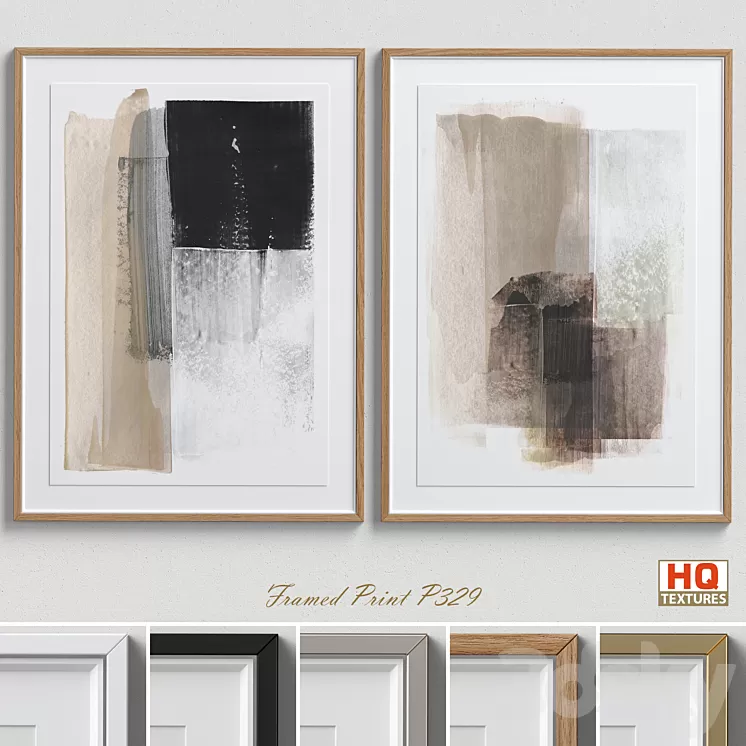 Framed Print P-329 3D Model