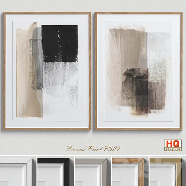 Framed Print P-329 3DModel