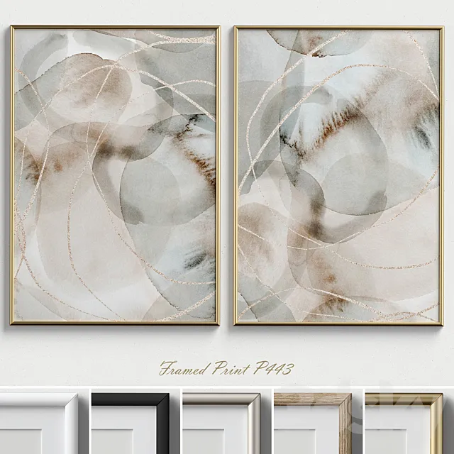 Framed Print P-443 3D Model