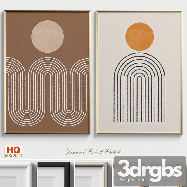 Framed Print P 444 2 3D Model Download