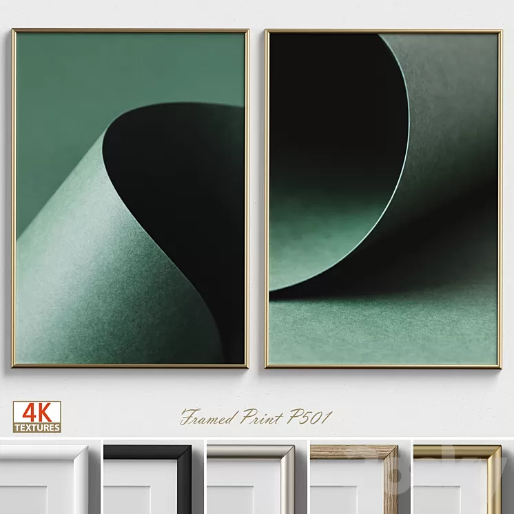 Framed Print P-501 3D Model