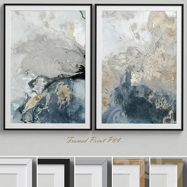 Framed Print P-84 3DModel