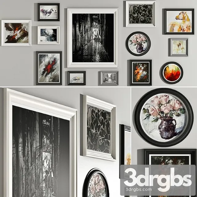 Framed wall picture 3D Model Free