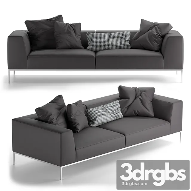 Franc sofa 2 3D Model Free