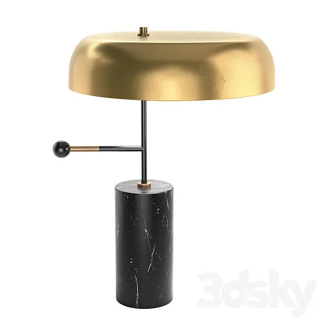 France and Son – Stoltz Marble Table Lamp 3D Model