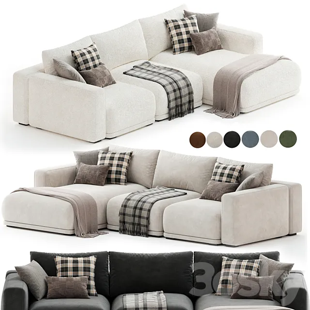 Frances Three Seater Corner Sofa Free Download