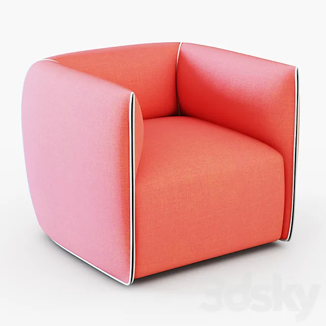 Francesco Bettoni Mia Armchair 3D Model
