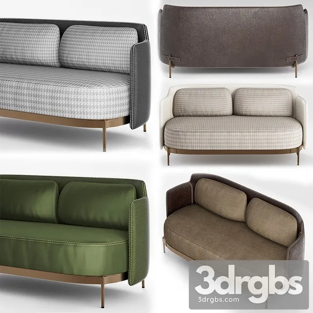 Francesco Binfare Corbille Sofa 3D Model Free
