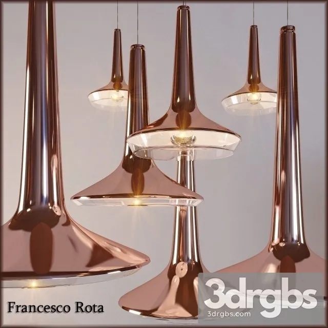 Francesco Rota Pendant Lights 3D Model Free
