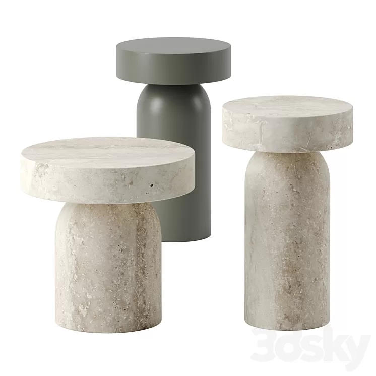 FRANCIS side tables by Lema 3D Model