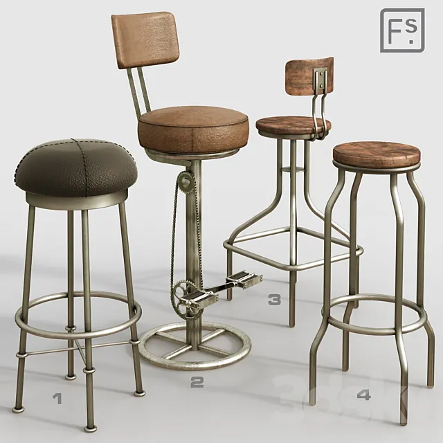 Francisco Segarra: BAR set 3 3D Model
