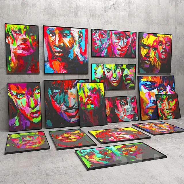 Francoise Nielly Pictures 3DModel