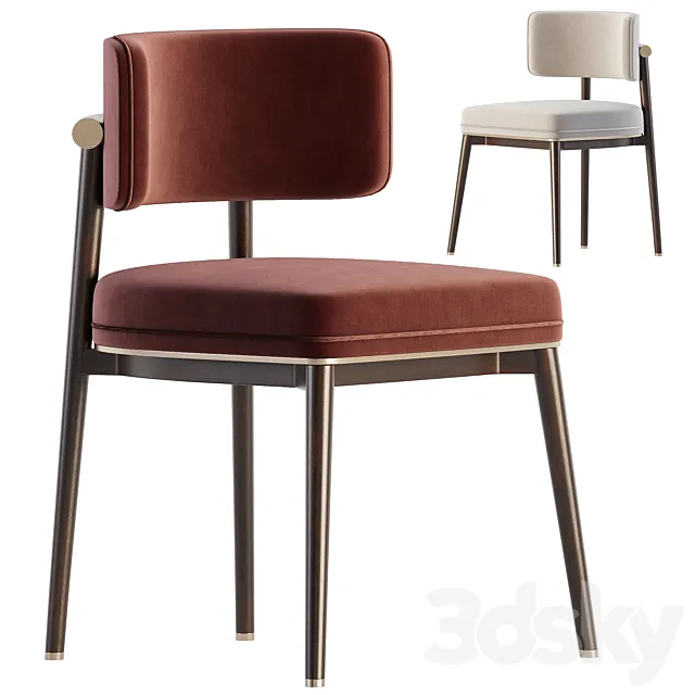 Frank dining chair by ASTER 3D Model