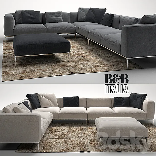 FRANK SOFA by B&B Italia 3DModel