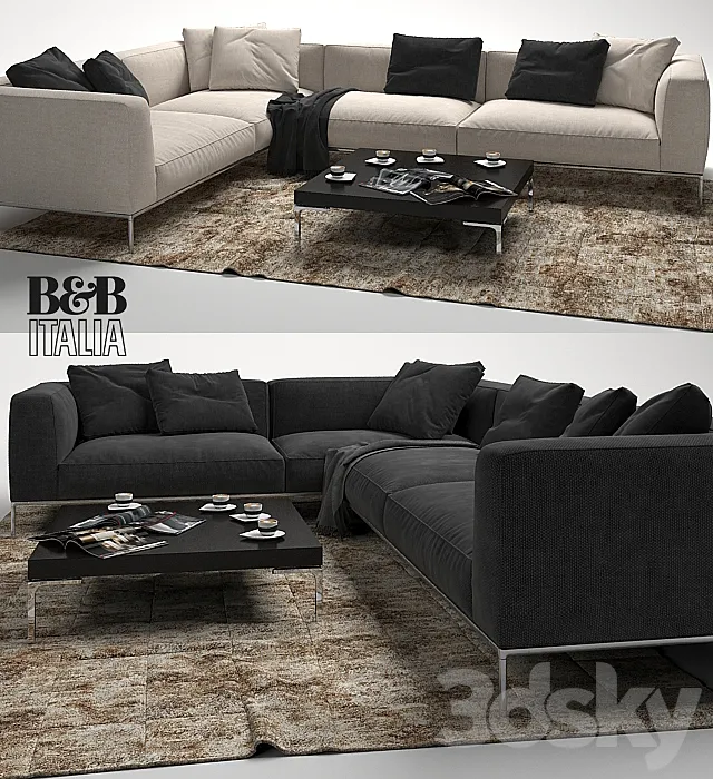 Frank Sofa by B&B Italia 3DModel