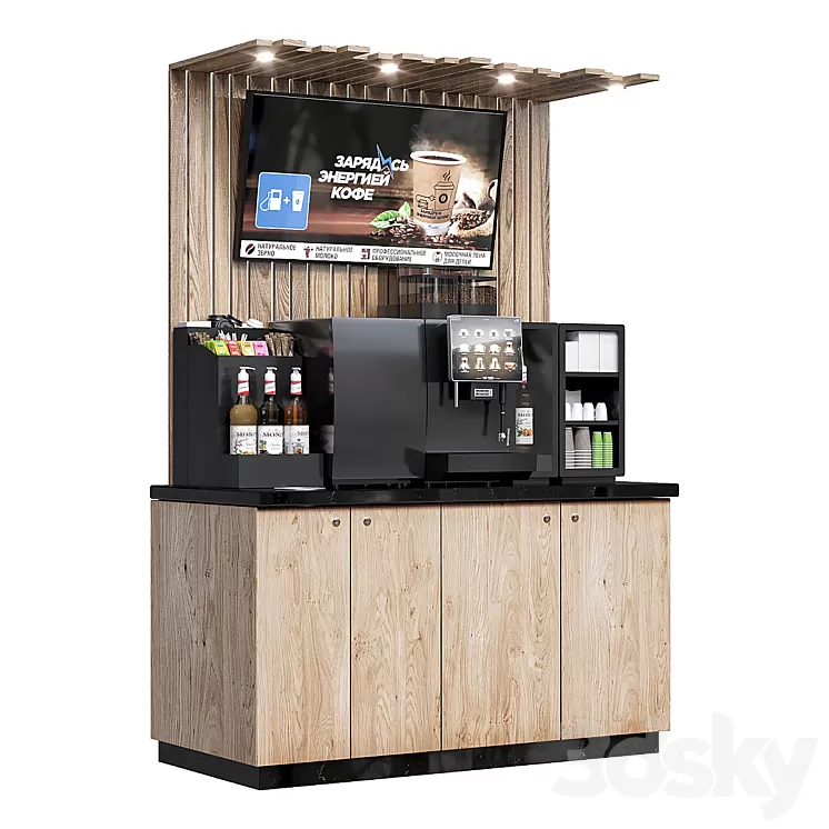 Franke coffe shop 3D Model