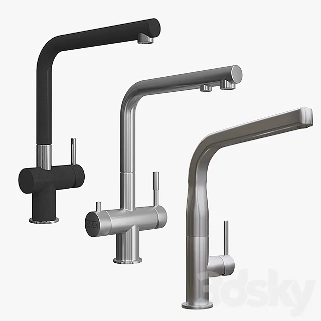Franke Kitchen Taps 01 3D Model