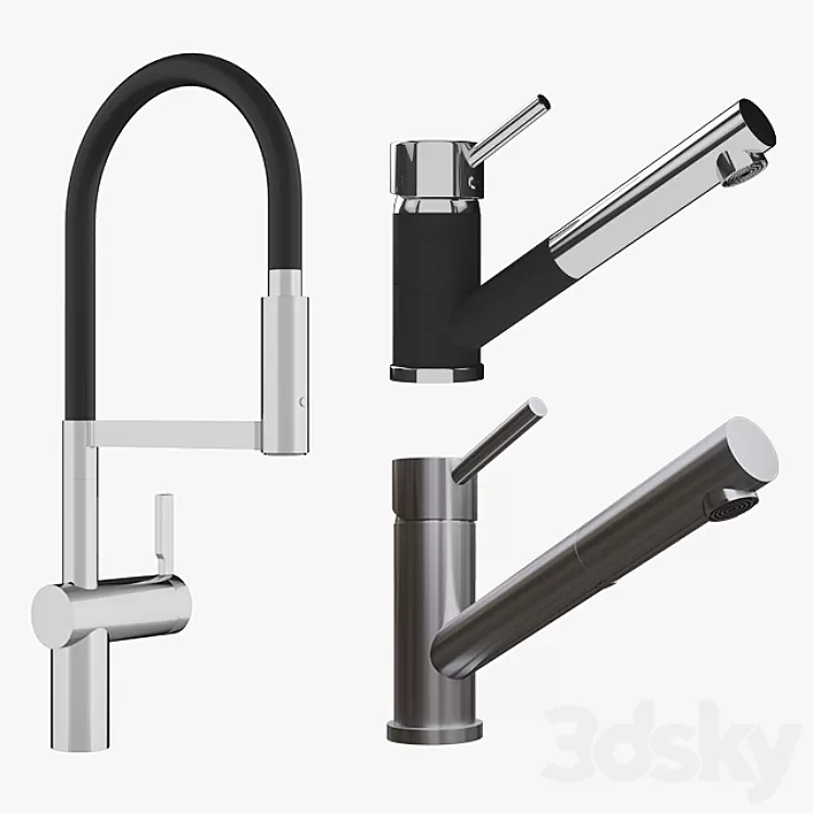 Franke Kitchen Taps 02 3D Model