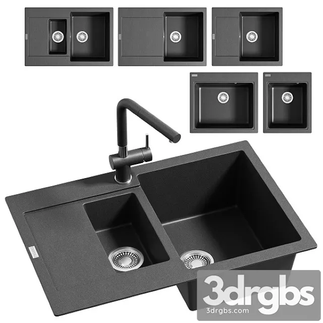 Franke Maris Kithen Sinks 3D Model Free
