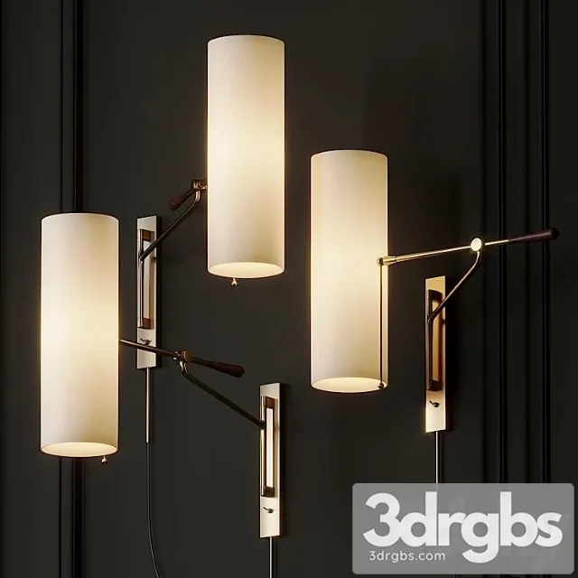 Frankfort Articulating Wall Light by Aerin 3D Model Free