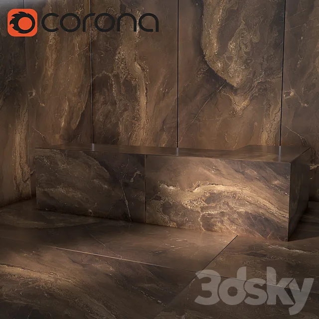 Frapuccino porcelain stoneware 3D Model