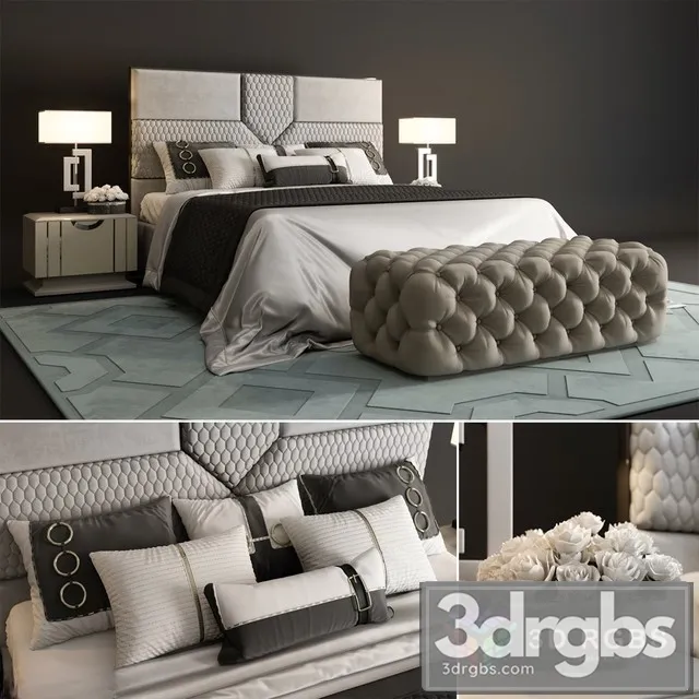 Fratelli Barri Bed 3D Model Free