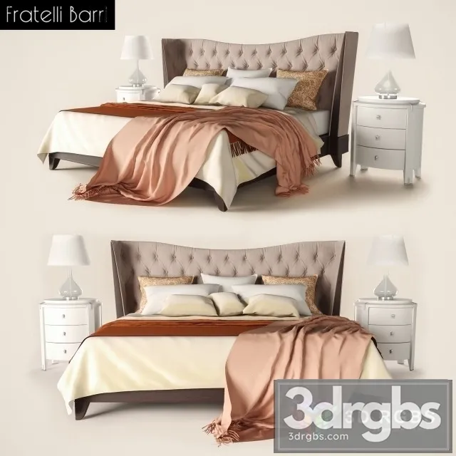 Fratelli Barri Mestre Bed 3D Model Free