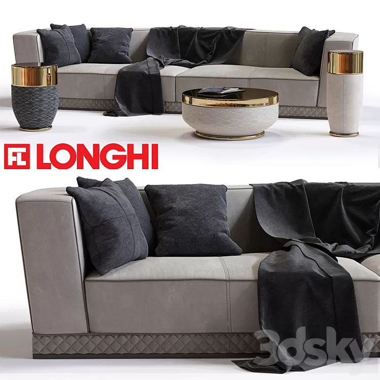 Fratelli Longhi WELLES | Double Depth sofa 3D Model