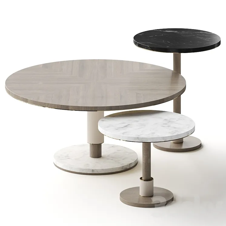 Frato Cadiz Coffee Tables 3D Model Free
