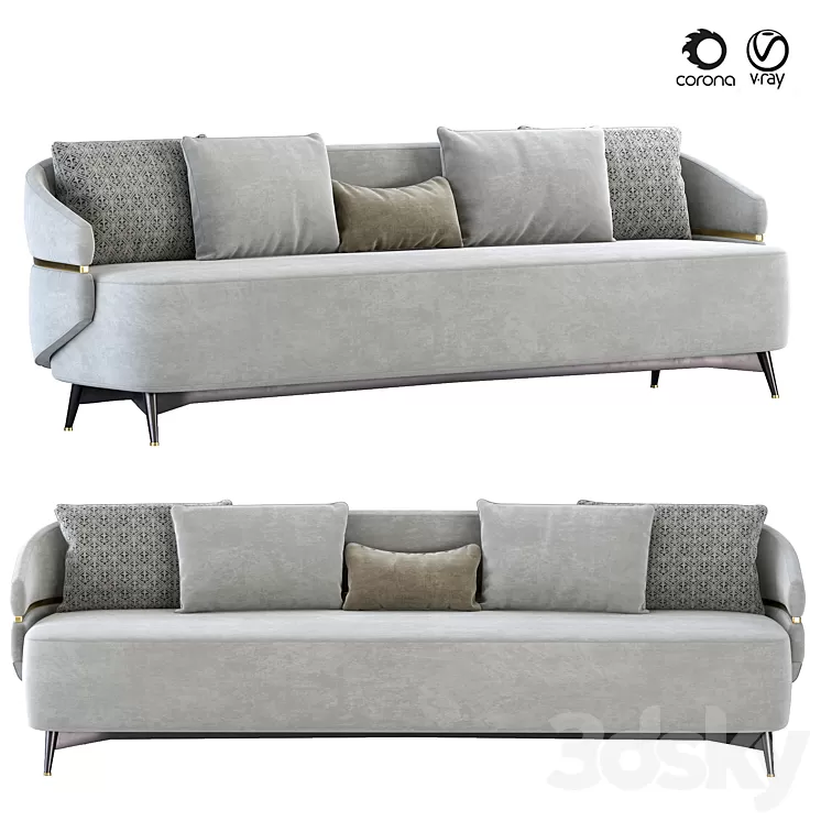 Frato cairo sofa 3D Model