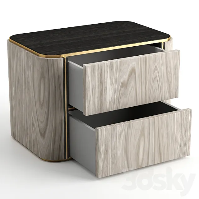 Frato - Kent bed side table 3D Model