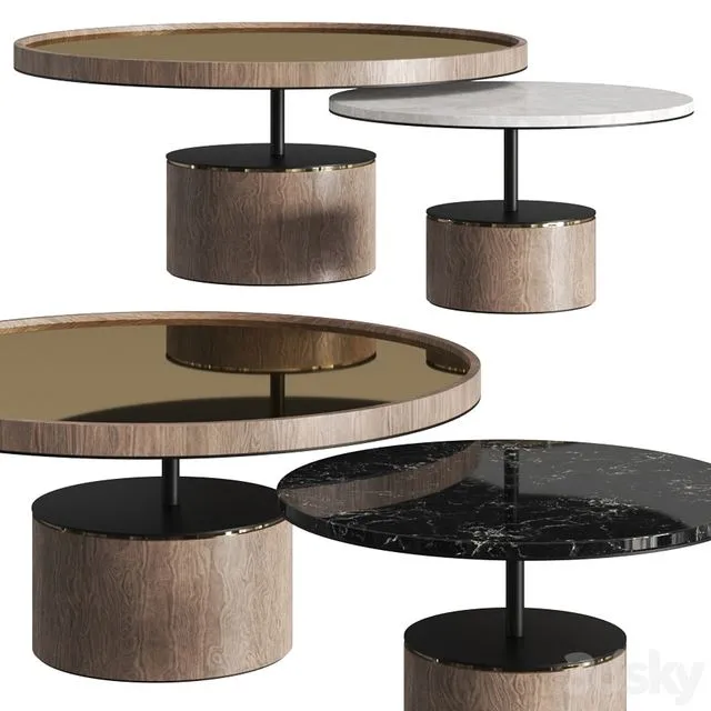 Frato Paros Coffee Tables 3D Model